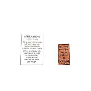 Positive Affirmations Pocket Charm NIB
